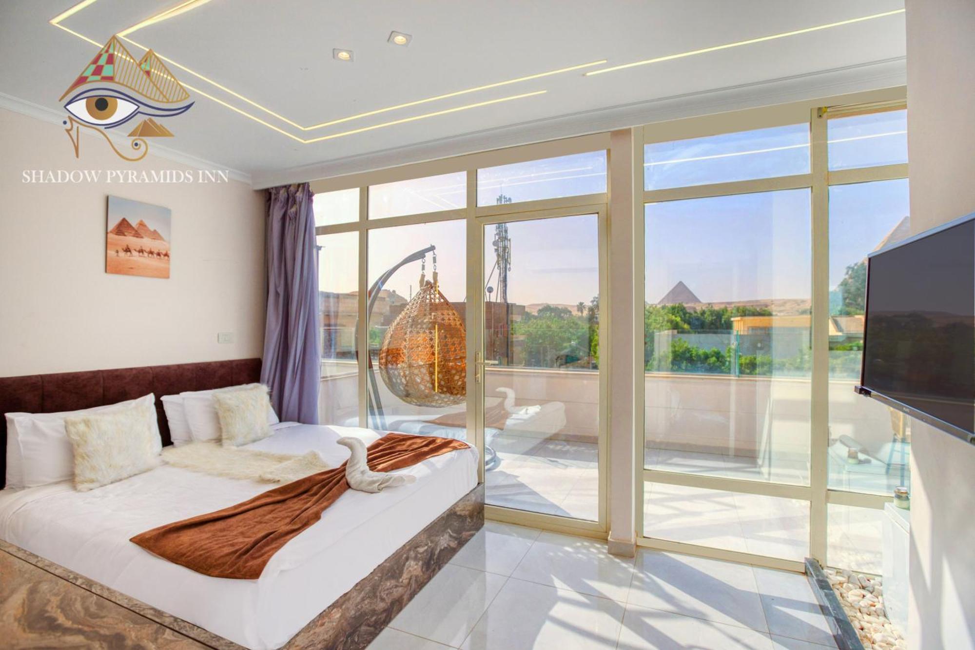 Shadow Pyramids Suites And Jacuzzi Kafret el-Gabal Zewnętrze zdjęcie